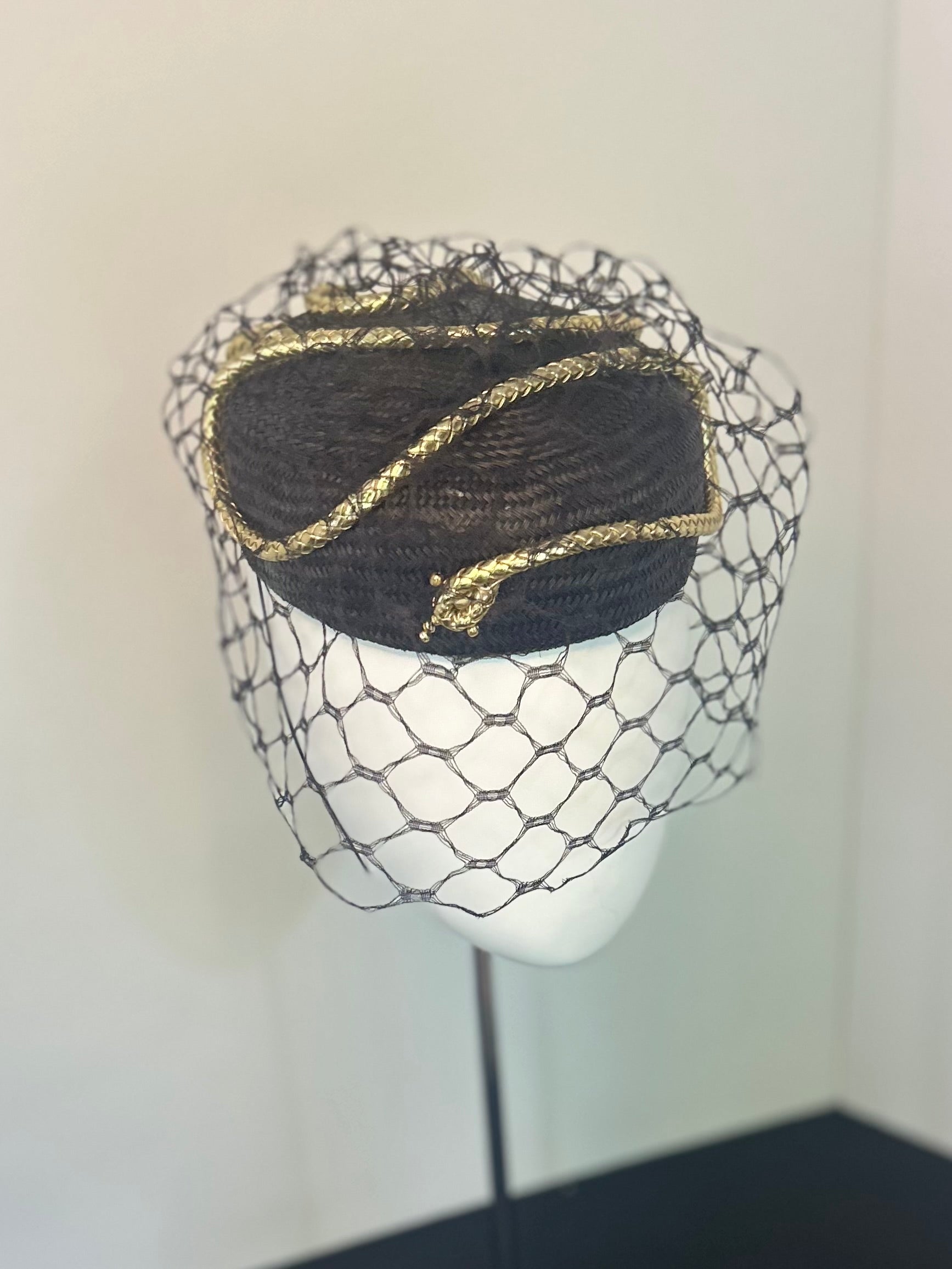 Black with gold snake