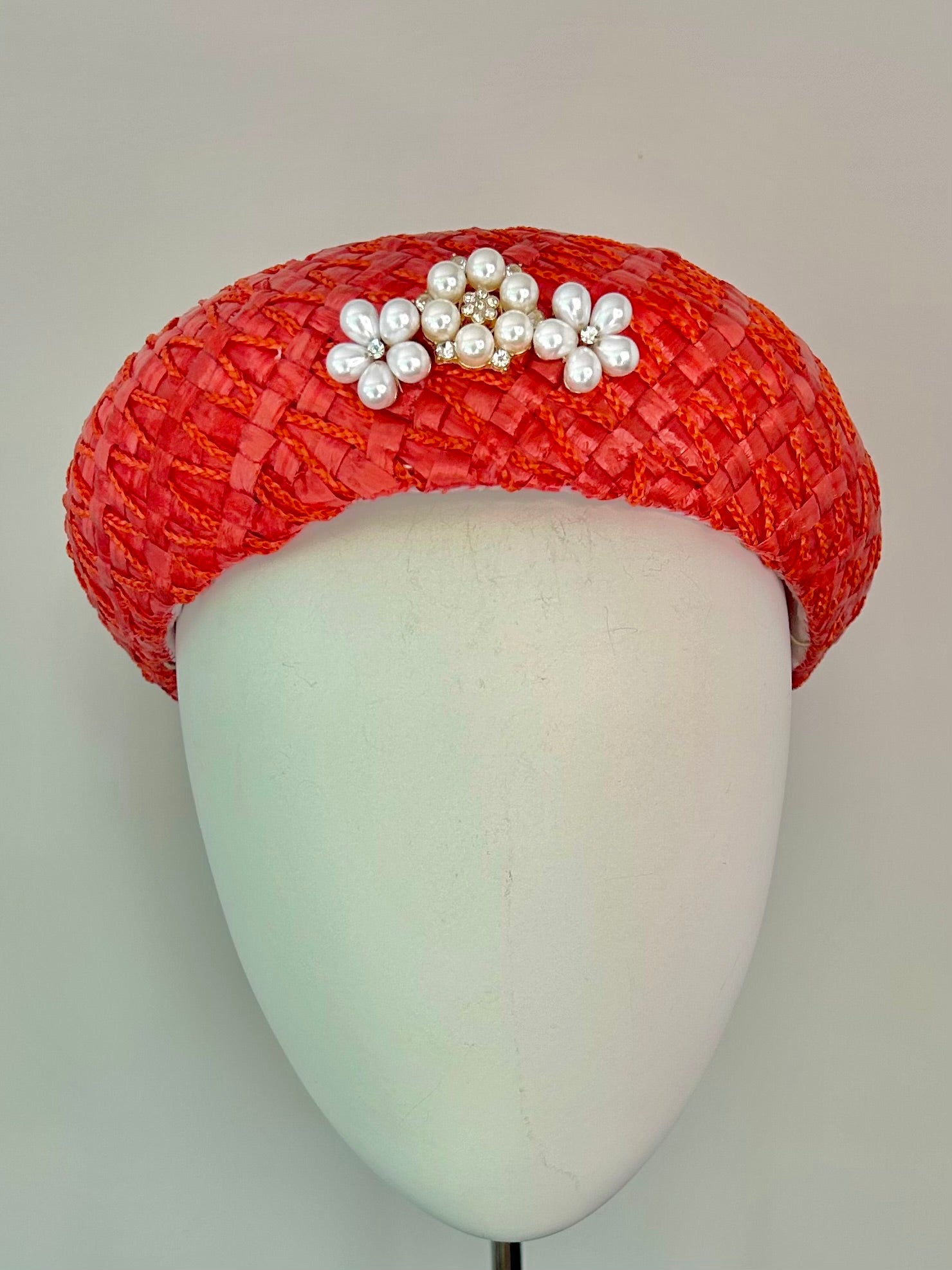 Coral Vintage beret